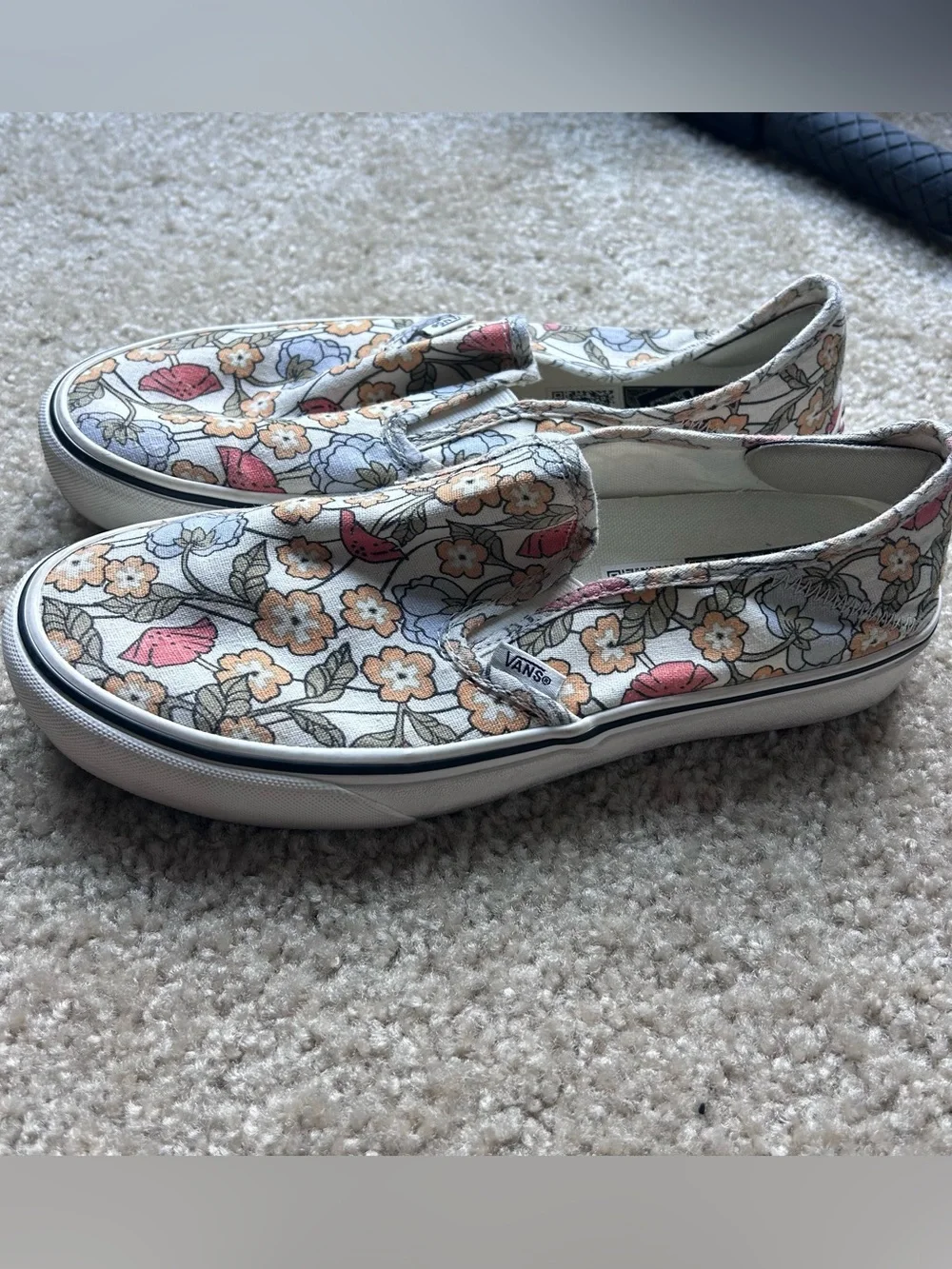 Vans floral slip-on sneakers